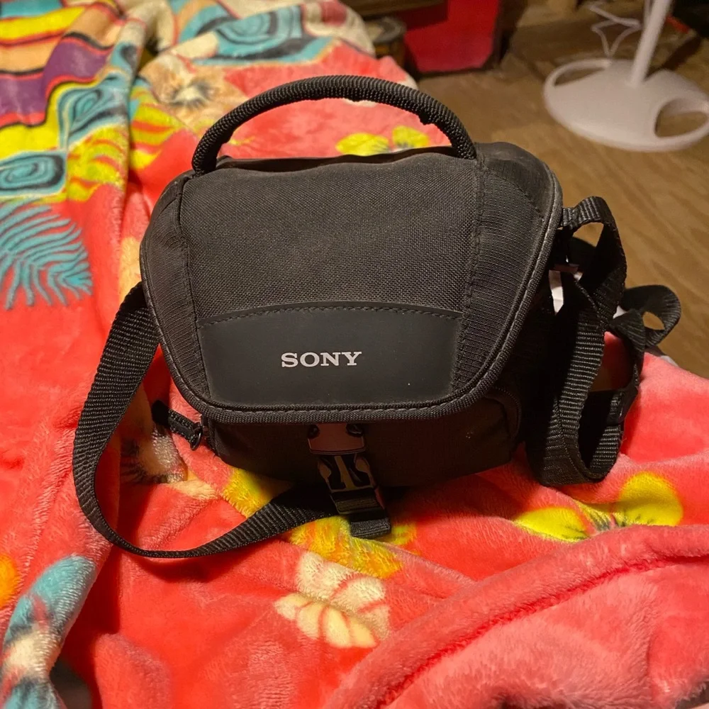 Canon Black Digital Camera with Strap